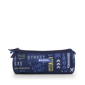 ESTUCHE TRIPLE SKULL AZUL WATERPROOF