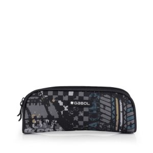 ESTUCHE DOBLE ROAD AZUL Y NEGRO WATERPROOF