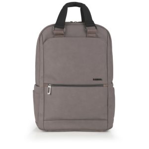 MOCHILA PORTATIL PIEL SINTETICA ACOPLE MALETA BEIGE
