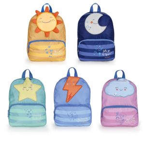 SET 5 MOCHILAS DE GUARDERIA INFANTILES SKY