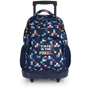 MOCHILA TRIPLE CON RUEDAS CUBIK