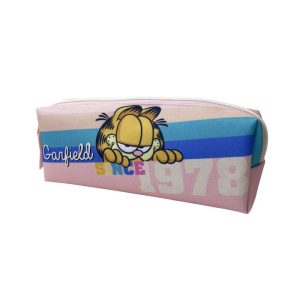 PORTATODO GARFIELD CUADRADO 1 CREMALLERA 23X6X8 CM