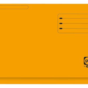 SUBCARPETA CON BOLSA Y SOLAPA FOLIO 320G NARANJA