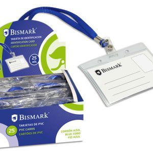 TARJETA IDENTIFICACION HORIZONTAL AZUL BISMARK