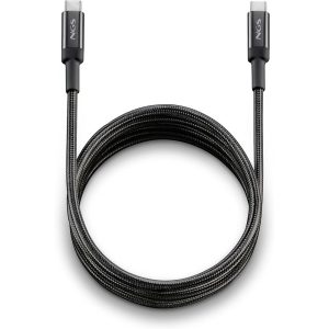 CABLE DE CARGA RAPIDA DE USB C A USB C DE 2 M DE LONGITUD