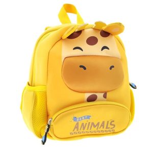 MOCHILA GUARDERIA 27CM 3D JIRAFA