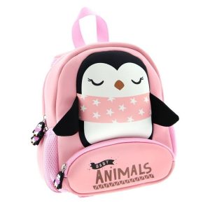 MOCHILA GUARDERIA 27 CM 3D PINGUINO