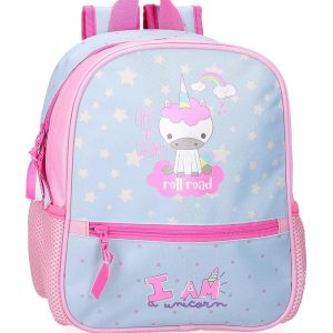 MOCHILA INFANTIL ROLL ROAD I AM A UNICORN 28CM ADAPT CARRO