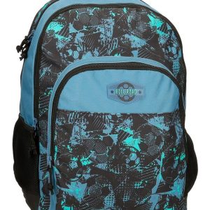 MOCHILA ESCOLAR DOBLE ROLL ROAD SOCCER ADAPT A CARRO 44CM