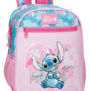 MOCHILA INFANTIL HEART STITCH 28CM ADAPTABLE A CARRO