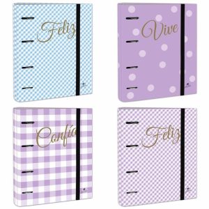 CARPEBLOC 4 ANILLAS 40MM MIXTA SIN RECAMBIO PALABRA MENSAJE