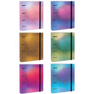 CARPEBLOC 4 ANILLAS 40MM MIXTA IRISDISCENTE 100H 90G