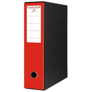 ARCHIVADOR A-Z FOLIO COLOR CON CAJA ROJO
