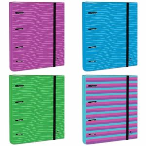 CARPEBLOC 4 ANILLAS 40MM MIXTA SIN RECAMBIO ONDAS SURTIDOS