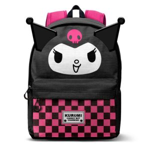MOCHILA DOS CREMALLERAS KUROMI CHESS