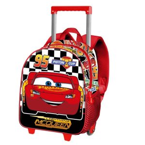 MOCHILA 3D CON RUEDAS PEQUE?A CARS 3 RACER