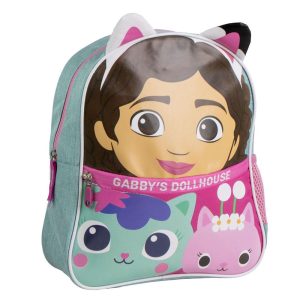 MOCHILA GUARDERIA GABBY'S DOLLHOUSE REJILLA DETALLES 3D