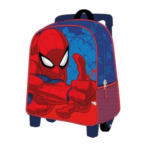 MOCHILA INFANTIL TROLLEY 3D SPIDERMAN