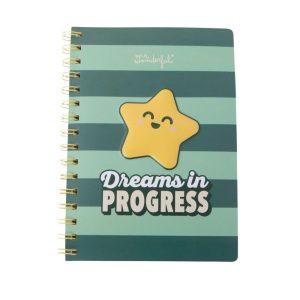 LIBRETA A5 3D ESTRELLA - DREAMS IN PROGRESS