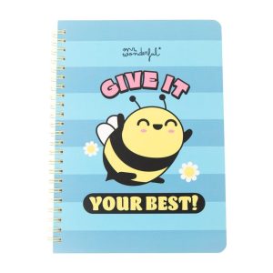 LIBRETA A5 ABEJA - GIVE IT YOUR BEST!