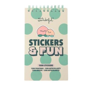 BLOC DE PEGATINAS TRANSPARENTES - STICKERS & FUN