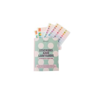 PEGATINAS Y CINTAS LANYARD ABEJA, MELOCOTON GATO Y ESTRELLA