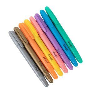 KIT DE 8 SUBRAYADORES DE CERA CON AROMAS WONDERFUL