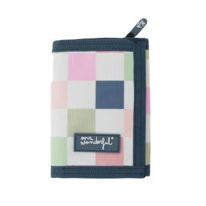 MONEDERO - ESTAMPADO A CUADROS