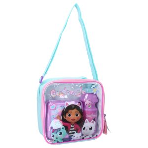 SET BANDOLERA BOTELLA + SANDWICHERA GABBY?S DOLLHOUSE