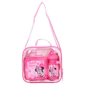 NECESER BANDOLERA SET ALMUERZO MINNIE MOUSE SQUEEZE