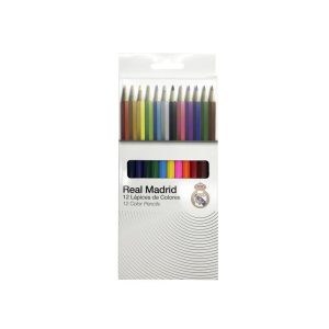 12 LAPICES DE COLORES REAL MADRID