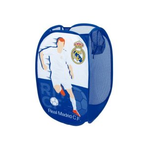 CONTENEDOR TEXTIL PLEGABLE RECTANGULAR REAL MADRID