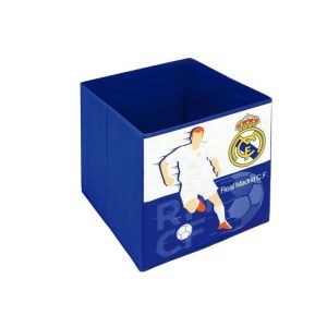 ORGANIZADOR CAJA CUBO PLEGABLE REAL MADRID