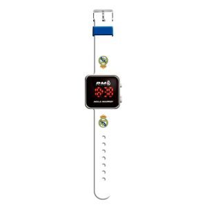RELOJ LED REAL MADRID BLANCO