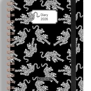 AGENDA SEMANAL A5 ESPIRAL DOBLE COBRE 12 MESES WILD ELEGANCE