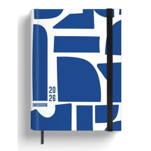 AGENDA SEMANAL A5 ESPIRAL BLANCA OCULTA 12MESES MONOSTROKES