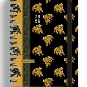 AGENDA SEMANAL A5 ESPIRAL DOBLE NEGRA 12 MESES TROP VIBES