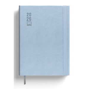 AGENDA VISTA DIARIA A5 COSIDA 12 MESES ONE COLOUR LIGHT BLUE