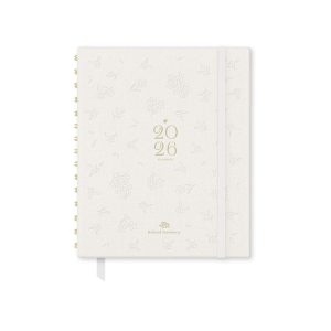 AGENDA ENTELADA 2026 BLOOMY WHITE