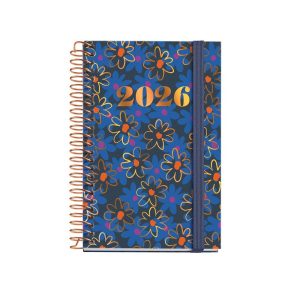 AGENDA ANUAL 2026 ESPIRAL CADDY D/P DAISIES