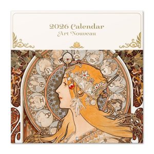 CALENDARIO 2026 30X30 ART NOUVEAU