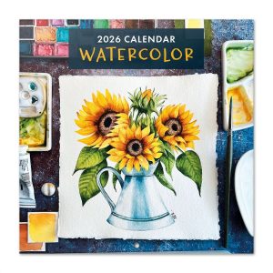 CALENDARIO 2026 30X30 ACUARELA