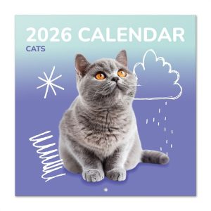 CALENDARIO 2026 30X30 GATITOS