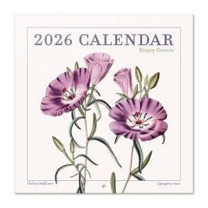 CALENDARIO 2026 30X30 BOTANICA FLORES