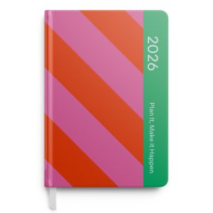 AGENDA ANUAL 2026 S/V A5 COLOR FUN PLAN IT MAKE IT HAPPEN