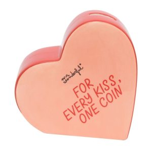 HUCHA CORAZON - FOR EVERY KISS, ONE COIN