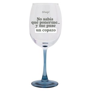 COPA DE VINO - NO SABIA QUE PONERME? Y ME PUSE UN COPAZO