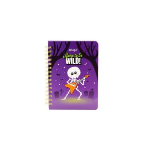 LIBRETA A5 FLUORESCENTE BRILLA OSCURIDAD BONE TO BE WILD