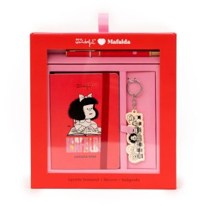 SET AGENDA POCKET A6 2026 SEMANAL + LLAVERO + BOLIGRAFO MAF