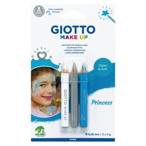 MAQUILLAJE LAPIZ GIOTTO MAKE UP BLISTER 3 COLORES PRINCESA